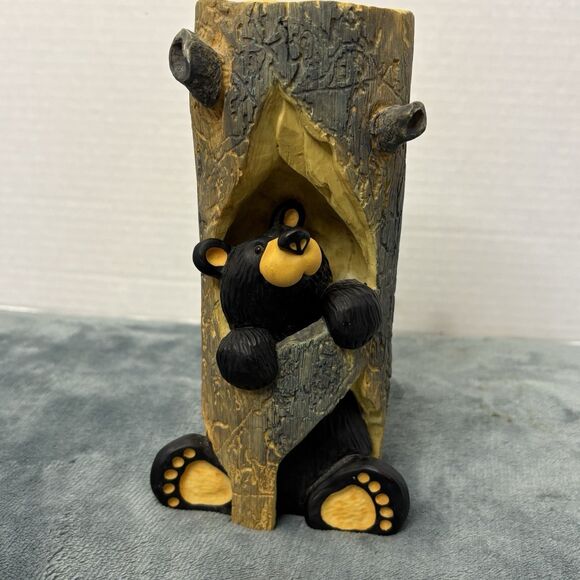 Big Sky Carvers Other - Bear Foots Sparky Candle Holder Figure by Jeff Fleming Big Sky Carvers